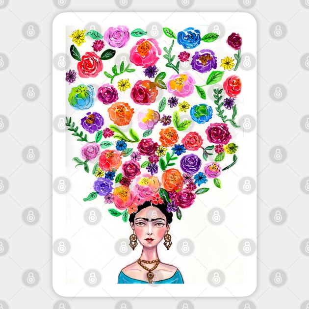 Floral and Fabulous Sticker by Asheartology